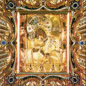 Почаевская икона Божьей Матери:предание об иконе