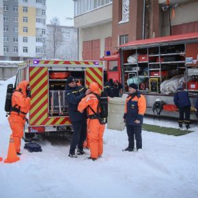 Тернопольские спасатели отрабатывали навыки работы с химически опасными веществами