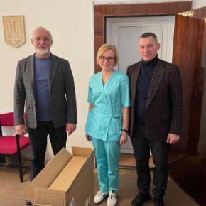 Благодарность за лечение: Николай Люшняк передал фтизиопульмонологическому центру веносканер