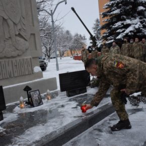 Тернопольские артиллеристы почтили память погибшего побратима Романа Гриценко (ФОТО)