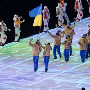 Делегация сборной Украины прошла на параде олимпийской церемонии открытия (ФОТО)