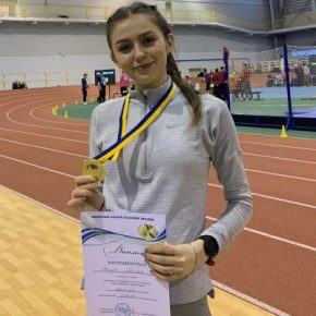 Юная спортсменка из Бережан одержала победу на чемпионате Украины по легкой атлетике