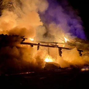 В Кременецкой области ночью горел жилой дом
