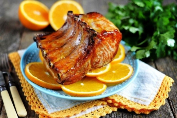 Блюдо на ужин: свинина с апельсинами 