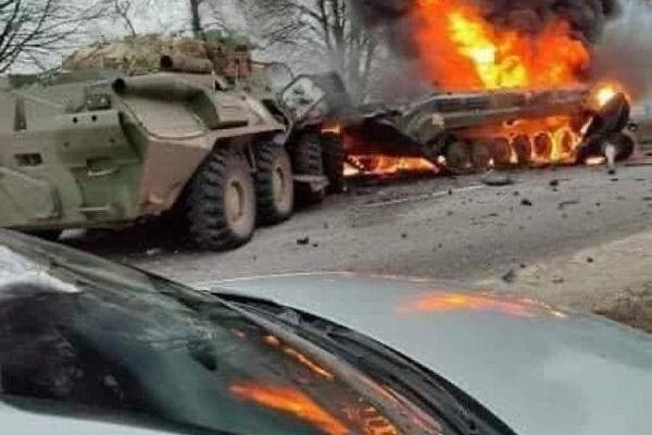 Украинцы, с помощью ПТРК «Javelin», уничтожили 15 российских танков Т-72