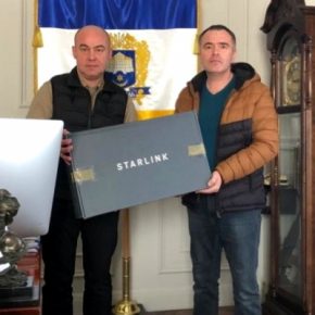 Тернополь получил систему спутниковой интернет-связи Starlink