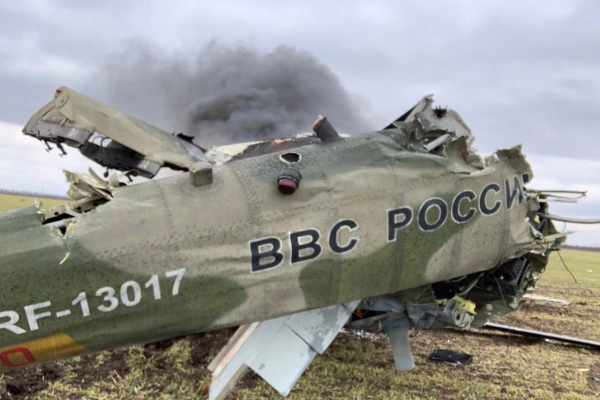 За в украинские военные уничтожили около 30 вертолетов оккупантов