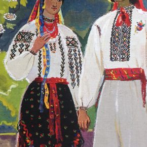 Подольские пояса на ретро рисунках