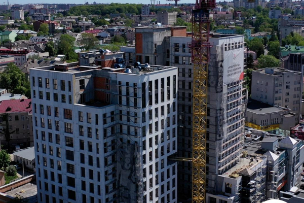 Ход строительства ЖК «Метрополь» от «Креатор-Строй» в центре Тернополя