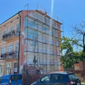 Вскоре в Чорткове откроют З-D мурал с изображением сказочного персонажа – г-на Чорткавера