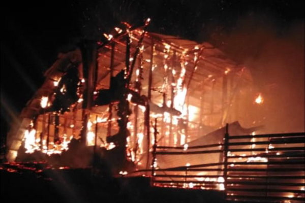 Мощная пожар в Кутковцах: горела дача 180 метров квадратных