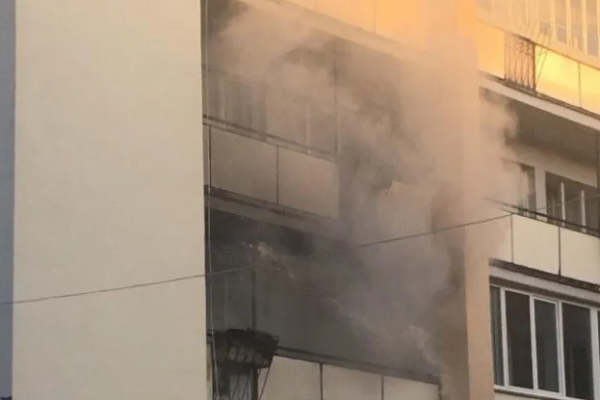 Пожар в Тернополе: горела многоэтажка