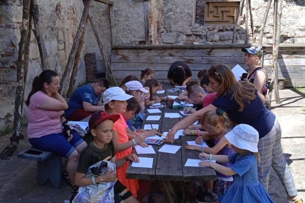 В Бережанском замке для детей провели квест
