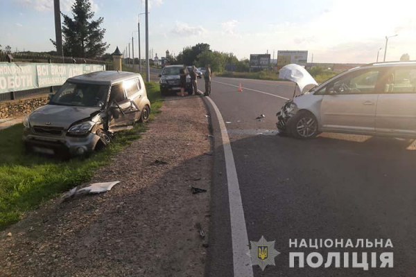 ДТП в Кременецкой области: нет разминулись два автомобиля