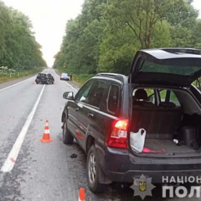 ДТП на трассе Тернополь-Львов: водитель на KIA догнал водителя на автомобиле Skoda