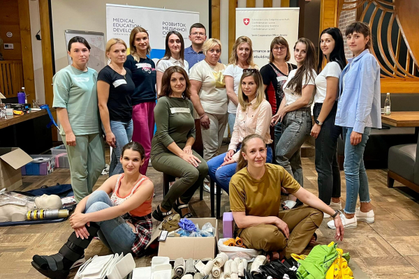 В Тернопольской области медсестры отрабатывают навыки тактической медицины