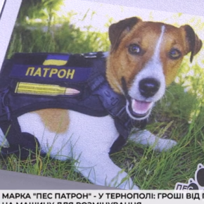 Новую марку «Пес Патрон» торжественно погасили в Тернополе