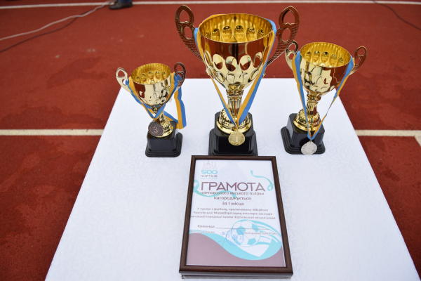 В общине на Тернопольщине начался футбольный турнир среди школьников