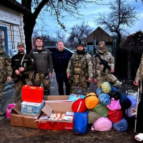 Волонтеры благотворительного фонда Игоря Гуды «Произведения добро» продолжают помогать ребятам на передовой