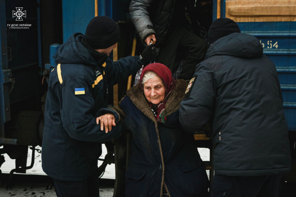 К Тернополя приехали эвакуированные жители Донецкой области