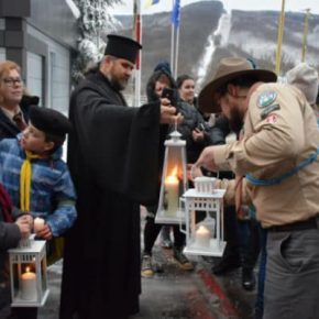 В Тернопольскую область прибыл Вифлеемский огонь мира