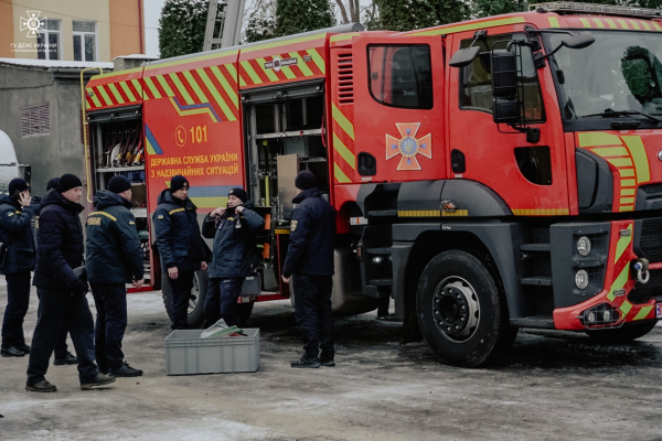 У тернопольских спасателей &ndash пожарных автомобили