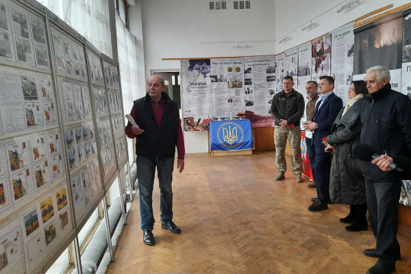 В музее в Тернополе открыли выставку «Филателия войны»