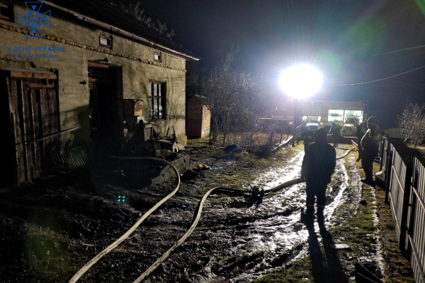За сутки в Тернопольской области произошли три пожара