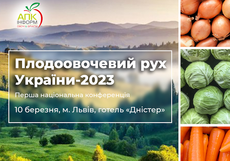 Овощи борщового набора в фокусе «Плодоовощного движения Украины-2023»