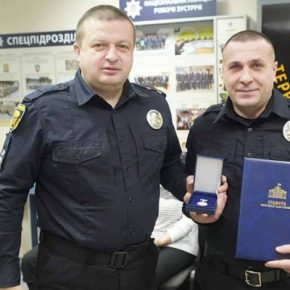 Полицейский из Тернопольщины получил отличие от Верховной Рады