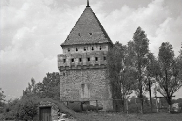 Скалатский замок в 1980-х годах 