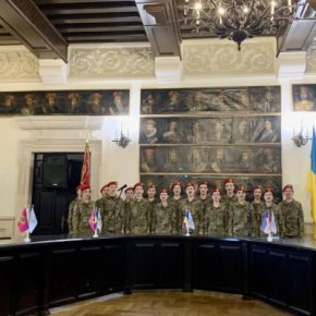 Восьмую годовщину со дня создания Тернопольского военного колледжа отметили в Збаражском замке