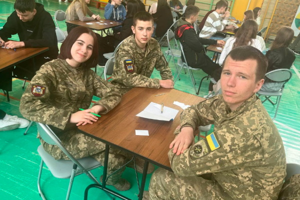 Учащиеся Тернопольского колледжа приняли участие в интеллектуальном турнире «Вместе к победе»