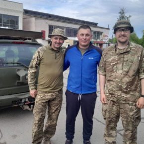 Волонтеры Борсуковской общины посетили бойцов на фронте