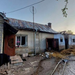 В Тернопольской области горело частное хозяйство