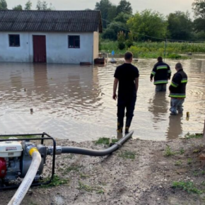 Подтопило 11 домов: спасатели боролись с последствиями непогоды в поселке Вишневец