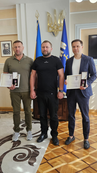 Игорь Гуд и Андрей Ярема награждены отличием Президента Украины «За оборону Украины»