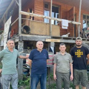 Николай Люшняк поздравил участников патриотического лагеря «Легион-25», который проходит в Тернопольской области