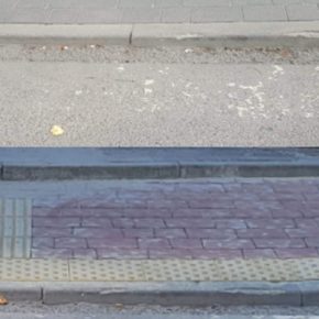 В Тернополе уже второй раз переделывали понижения на переходах и не переделали