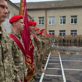 С Днем знаний поздравили курсантов в Тернопольском военном колледже