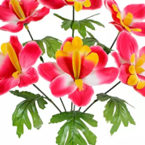 Цветовая философия в декоре с искусственными цветами