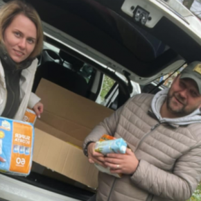 Благотворительный фонд «Волны перемен» передал детское питание и памперсы нуждающимся.