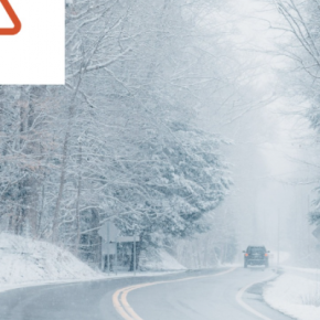 Снегопад на Тернопольщине: ограничили движение грузовиков из-за непогоды