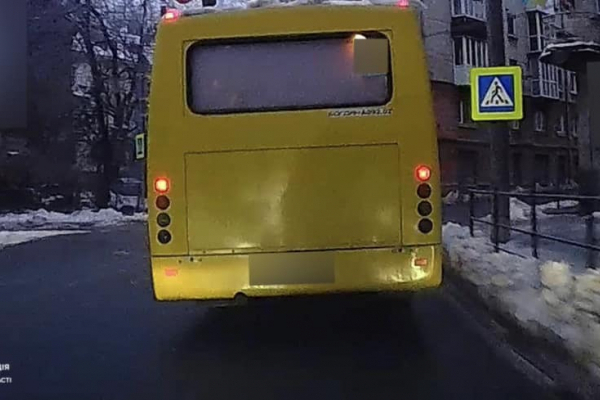 В Тернополе нетрезвый водитель на маршрутке перевозил пассажиров