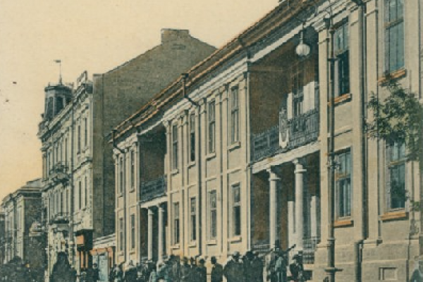 Бывшая улица Адама Мицкевича в Тернополе на старых открытках