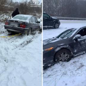 Непогода на Тернопольщине наделала беды людям: водители попадают в снежные ловушки
