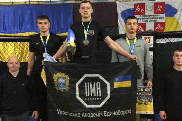 Тернополянин Богдан Волошин стал чемпионом Волынской области по MMA