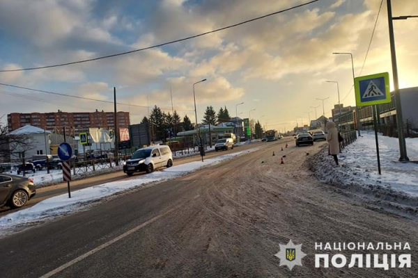 В Тернополе водитель на переходе сбил женщину