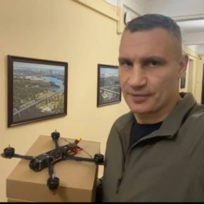 В день основания бригады Кличко передал бойцам 42 ОМБр партию дронов