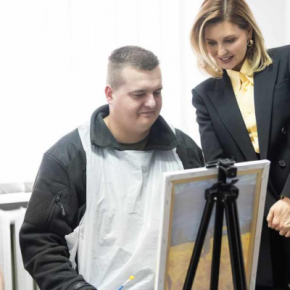 Елена Зеленская ознакомилась с работой Центра совершенства на Тернопольщине